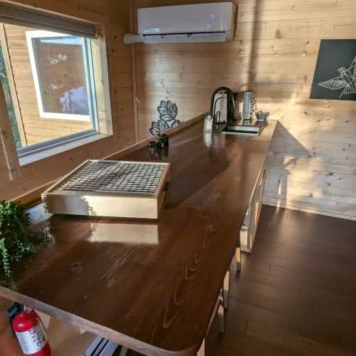 Moderne Heizungs- und Klimaanlage in unserem Haus am Seeufer, die f&uuml;r ein angenehmes Klima w&auml;hrend der gesamten Jahreszeiten in Wisconsin sorgt.